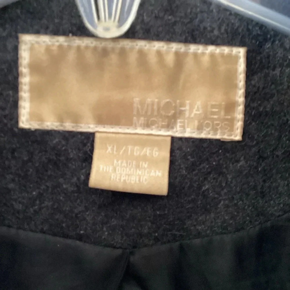 Michael Michael kors Wool  Double Breasted Jacket coat grey size XL - Picture 5 of 10